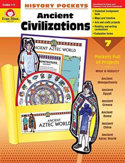 Get PDF EBOOK EPUB KINDLE History Pockets: Ancient Civilizations, Grades 1-3 by  Evan Moor 📝