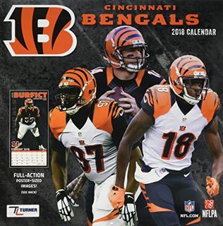 READ EBOOK EPUB KINDLE PDF Cincinnati Bengals 2018 Calendar: Full-action Poster-sized Images! by  In