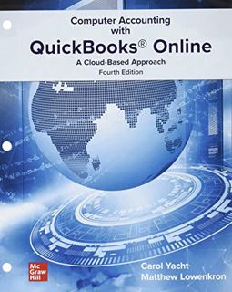 [VIEW] EPUB KINDLE PDF EBOOK Loose Leaf for Computer Accounting with QuickBooks Online: A Cloud Base