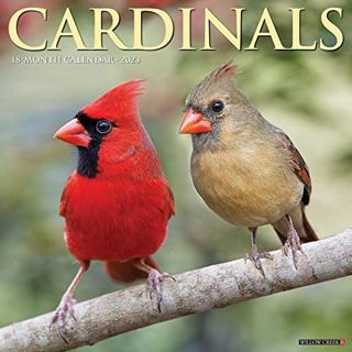 VIEW [EBOOK EPUB KINDLE PDF] Cardinals 2023 Wall Calendar by  Willow Creek Press 📧