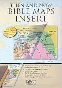 [GET] PDF EBOOK EPUB KINDLE Then and Now Bible Maps Insert by Rose Publishing 🖌️
