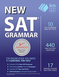 [ACCESS] [EPUB KINDLE PDF EBOOK] New SAT Grammar Workbook (Advanced Practice) by  Khalid Khashoggi &