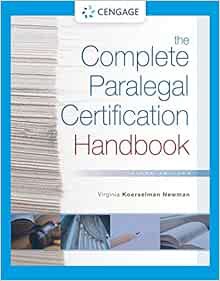 [View] PDF EBOOK EPUB KINDLE The Complete Paralegal Certification Handbook (MindTap Course List) by