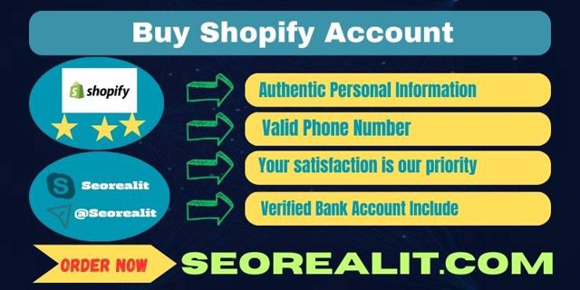 Buy Shopify account