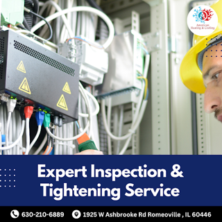 INSPECTION AND TIGHTNING SERVICE BY AMERICAN HEATING AND COOLING