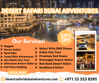 Desert Safari Dubui Adventures | Dubai Desert Safari Adventures | +971 55 553 83945