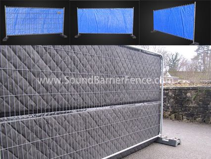 Construction Barriers Outdoor Noise Scaffold Vinyl Acoustic Barrier Sound Barrier Fence