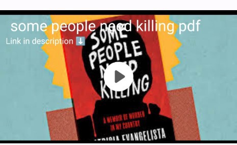 Some People Need Killing Patricia Evangelista pdf free download
