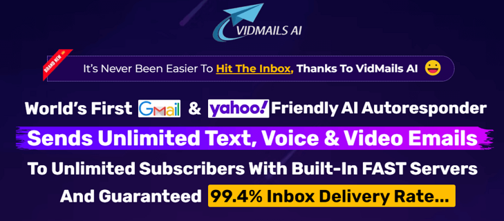 VidMails AI Review + OTO + Download Link Here