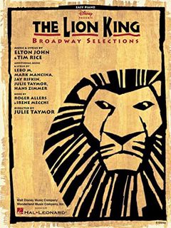 [VIEW] EPUB KINDLE PDF EBOOK The Lion King - Broadway Selections by  Elton John &  Tim Rice ✔️