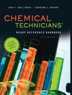 [ACCESS] PDF EBOOK EPUB KINDLE Chemical Technicians' Ready Reference Handbook, 5th Edition by  Jack