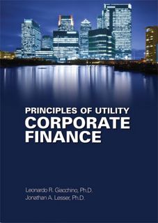 GET [EPUB KINDLE PDF EBOOK] Principles of Utility Corporate Finance by  Leonardo R. Giacchino,PH.D.