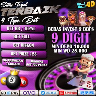 Situs Togel Terbaik NANA4D Deposit QRIS Rp 10rb Bet 100 Perak