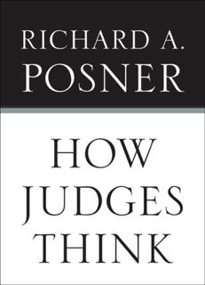[Access] [EBOOK EPUB KINDLE PDF] How Judges Think by  Richard A. Posner 💓
