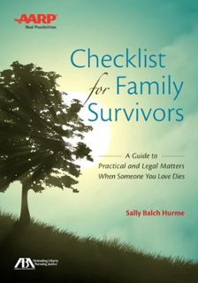 [VIEW] KINDLE PDF EBOOK EPUB ABA/AARP Checklist for Family Survivors: A Guide to Practical and Legal