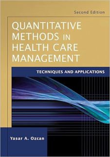 [DOWNLOAD] ⚡️ (PDF) Quantitative Methods in Health Care Management: Techniques and Applications, 2nd