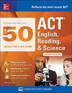 [Access] [PDF EBOOK EPUB KINDLE] McGraw-Hill Education: Top 50 ACT English, Reading, and Science Ski