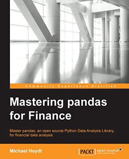 [VIEW] KINDLE PDF EBOOK EPUB Mastering pandas for Finance by  Michael Heydt √