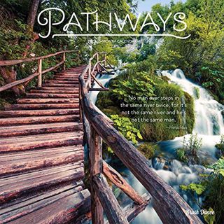 GET [EBOOK EPUB KINDLE PDF] Pathways | 2023 12 x 24 Inch Monthly Square Wall Calendar | Brush Dance