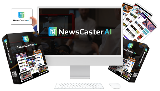NewsCaster AI- Self-Updating News Broadcasting Sites in ANY Niche