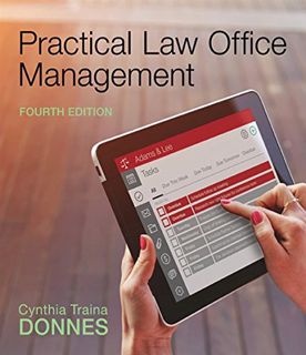[VIEW] [KINDLE PDF EBOOK EPUB] Practical Law Office Management by  Cynthia Traina Donnes 📂