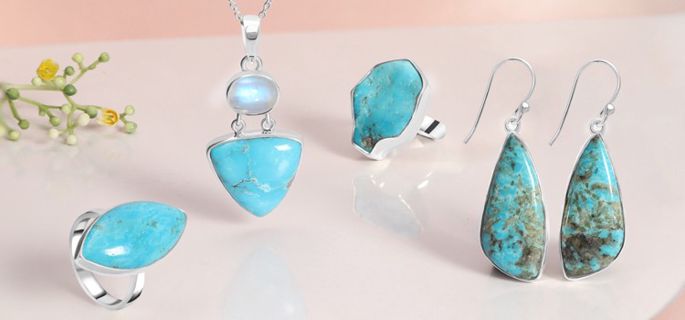 Real Turquoise Jewelry At Wholesale Prices From Rananjay Exports