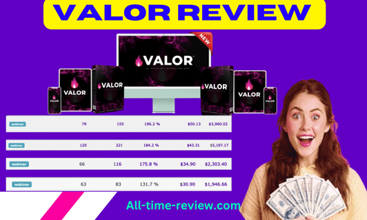 Valor Review : ClickBank Product selling machine Here
