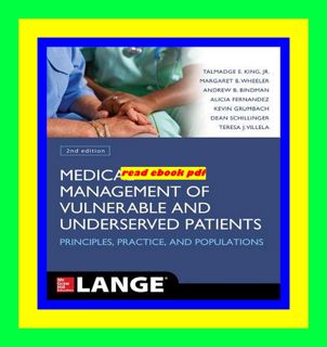 READ KINDLE PDF EBOOK EPUB Medical Management of Vulnerable and Underserved Patients Principles  Pr