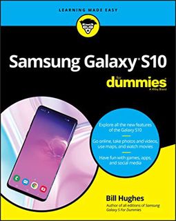 VIEW [KINDLE PDF EBOOK EPUB] Samsung Galaxy S10 For Dummies by  Bill Hughes ✔️