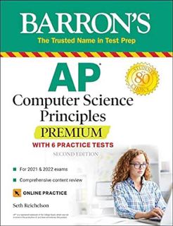 GET EBOOK EPUB KINDLE PDF AP Computer Science Principles Premium with 6 Practice Tests (Barron's Tes