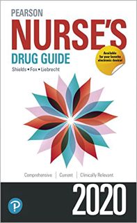 GET EBOOK EPUB KINDLE PDF Pearson Nurse's Drug Guide 2020 by  Billie Wilson,Margaret Shannon,Kelly S