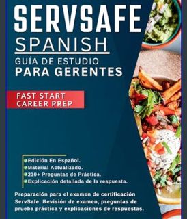 EBOOK [PDF] Servsafe Spanish guía de estudio del examen Para gerentes: Preparación para el examen d