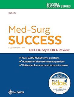 PDF/Ebook Med-Surg Success: NCLEX-Style Q&A Review BY Christi D. Doherty DNP MSN RNC-OB CNE CHSE (A