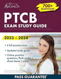 [PDF Download] PTCB Exam Study Guide 2023-2024: 4 Full-Length Practice Tests and Prep for the Pharm