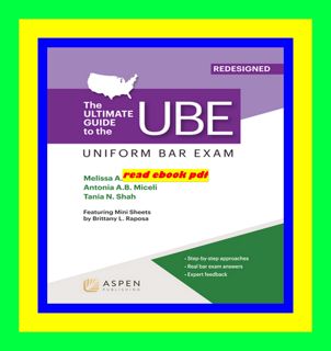 [GET] PDF EBOOK EPUB KINDLE The Ultimate Guide to the UBE Redesigned (Bar Review) (The Bar Review)