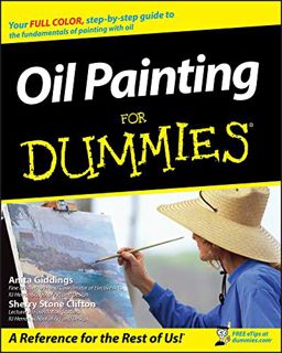 GET PDF EBOOK EPUB KINDLE Oil Painting For Dummies by  Anita Marie Giddings &  Sherry Stone Clifton