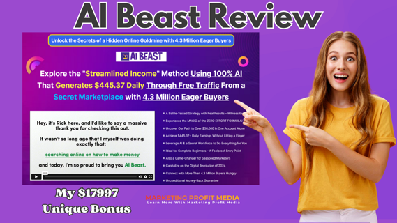 AI Beast Review – Unlimited FREE Buyer Traffic And Sell