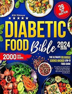 [Read] Online Diabetic Food Bible • The Ultimate No-Hassle Science-Backed Low-GI Food Guide: Everyt