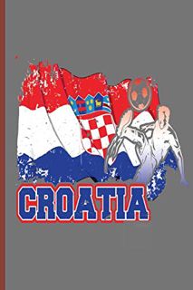 READ EBOOK EPUB KINDLE PDF Croatia: World Cup Football Soccer notebooks gift (6"x9") Lined notebook