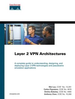 READ [KINDLE PDF EBOOK EPUB] Layer 2 VPN Architectures: Pseudo-wire Emulation by  Wei Luo,Carlos Pig