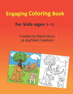 Access KINDLE PDF EBOOK EPUB Engaging Coloring Book: Variety of pictures for kids ages 5-12 by  Joyf