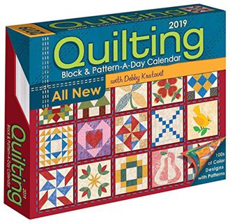 [READ] [EBOOK EPUB KINDLE PDF] Quilting Block & Pattern-a-Day 2019 Calendar by  Debby Kratovil 💗