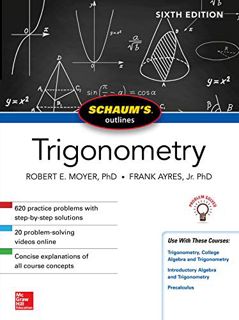 Read EPUB KINDLE PDF EBOOK Schaum's Outline of Trigonometry, Sixth Edition (Schaum's Outlines) by  R