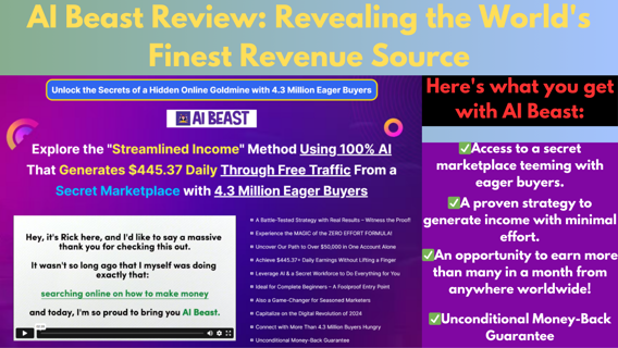 AI Beast Review: Revealing the World’s Finest Revenue Source