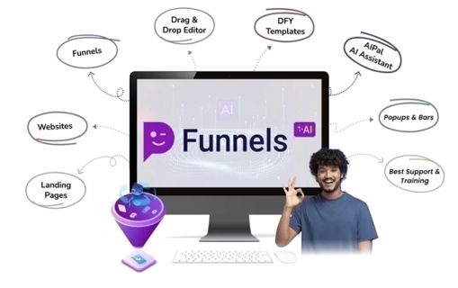 effortlessly create stunning websites, converting funnels