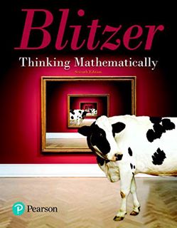 [GET] [PDF EBOOK EPUB KINDLE] Thinking Mathematically by  Robert Blitzer 📝