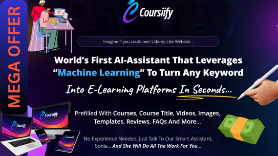 Coursiify Review - Create your own Udemy like platform with just one click.