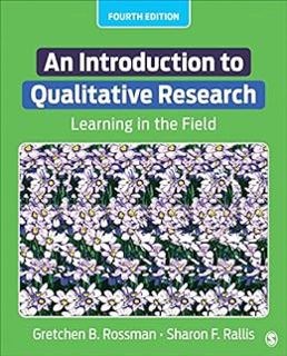 Get PDF EBOOK EPUB KINDLE An Introduction to Qualitative Research: Learning in the Field by Gretchen