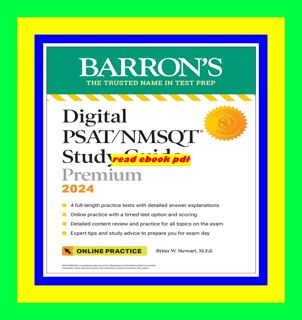 Get KINDLE PDF EBOOK EPUB Digital PSATNMSQT Study Guide Premium  2024 4 Practice Tests + Comprehens