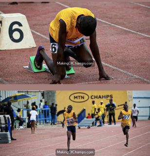 Best Okopor Clinches Third Gold at MTN CHAMPS Calabar: Dominates 200m After 400m Victory